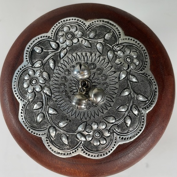 Wooden Trinket Jewelry Box Storage Container - Picture 2 of 9